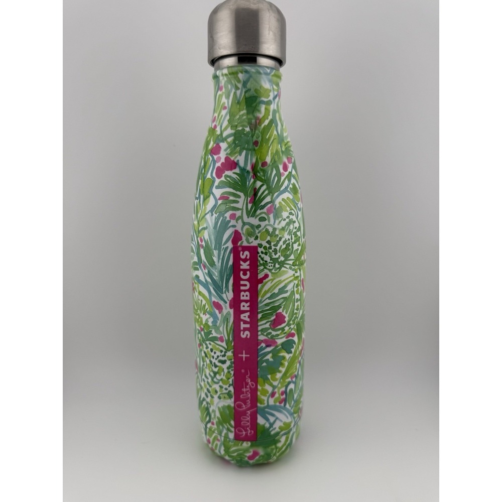LILLY PULITZER STARBUCKS S'WELL Palm Beach Jungle Stainless Water Bottle 17oz